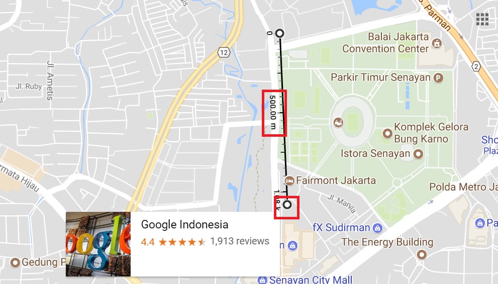 Cara Menghitung Jarak Di Google Maps